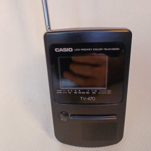 Casio Color Mini Pocket Television Model TV-470B - Picture 2 of 3